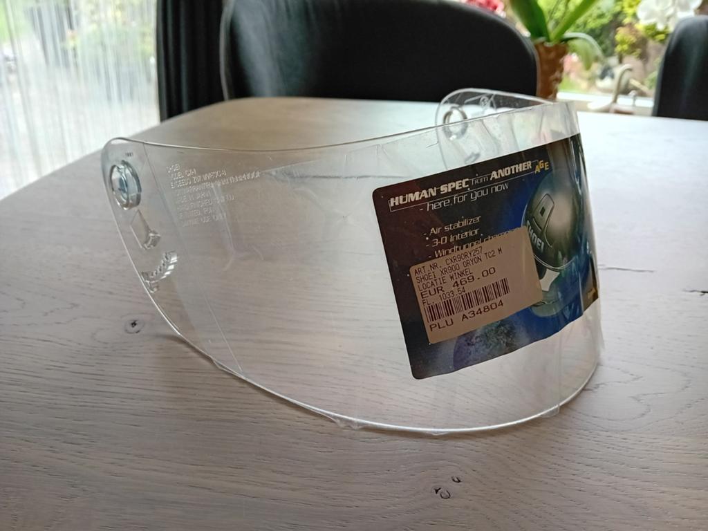 Helmvizier SHOEI nieuw, Nieuw met kaartje, M, Ophalen of Verzenden, Integraalhelm
