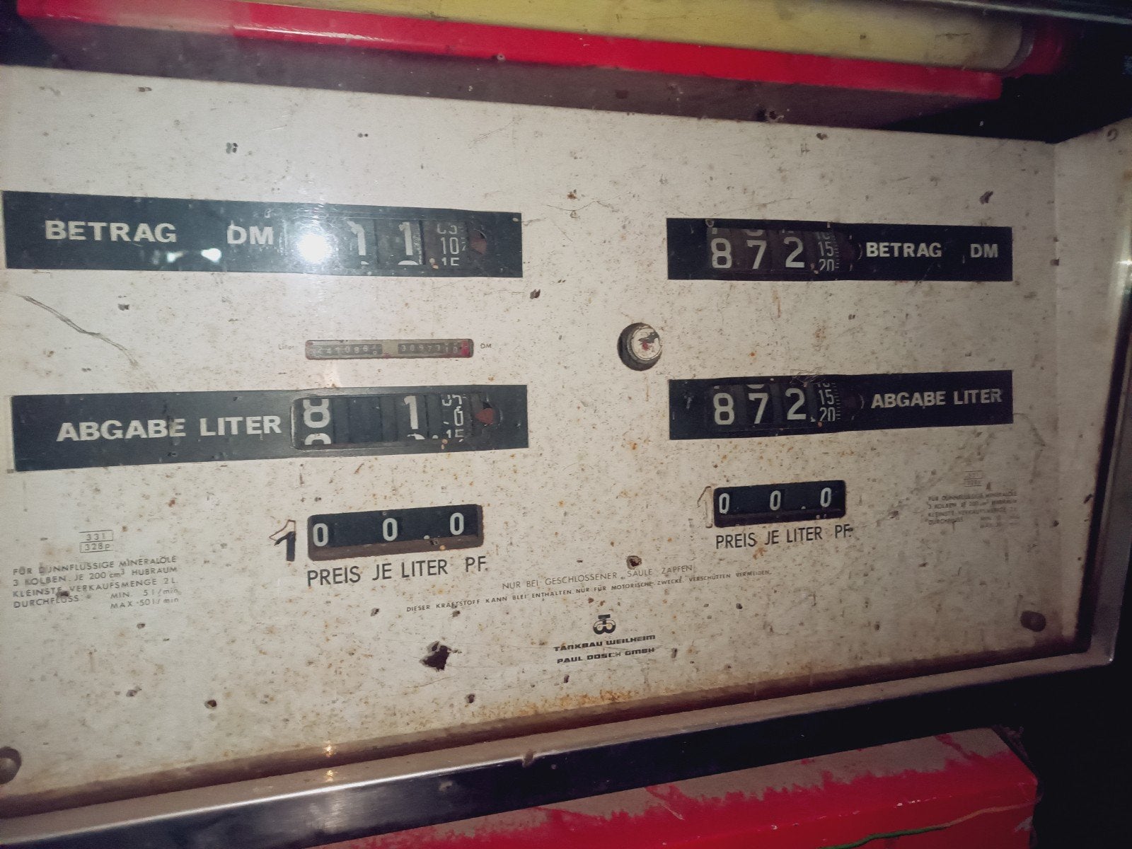 dieselpomp vintage, Ophalen, Gebruikt