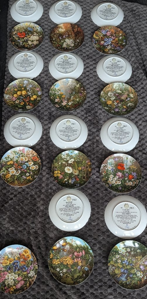 Fürstenberg verzamelborden - INCLUSIEF COMPLETE SET van 12, Ophalen of Verzenden