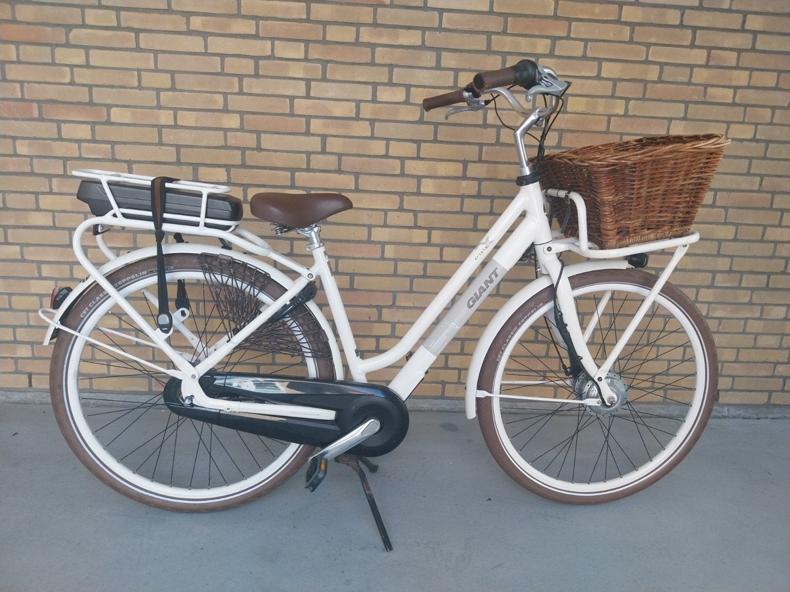 2X Elektrische Fiets Giant Triple X en Flyer Middenmotor, Gebruikt, 47 tot 51 cm, 50 km per accu of meer, Ophalen