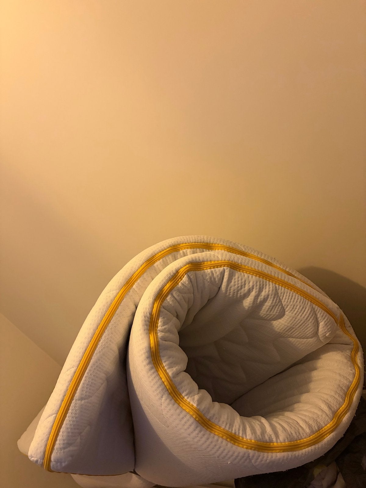 Top matras gold jysk 160x200 zeer netjes, 90 cm, Eenpersoons, Ophalen of Verzenden, Zo goed als nieuw