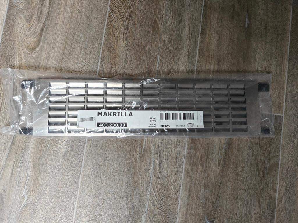 Ikea ventilatieplint rvs MAKRILLA, Ophalen of Verzenden, Nieuw