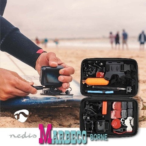 Action cam montage set, 41 delige Actioncam mounting set, Overige merken, Nedis, Nieuw, Info@marbeco.nl