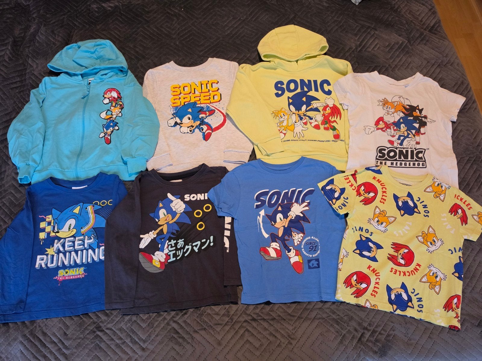 Sonic the Hedgehog kledingpakket maat 116, Ophalen of Verzenden, Zo goed als nieuw, Setje, Sonic the Hedgehog