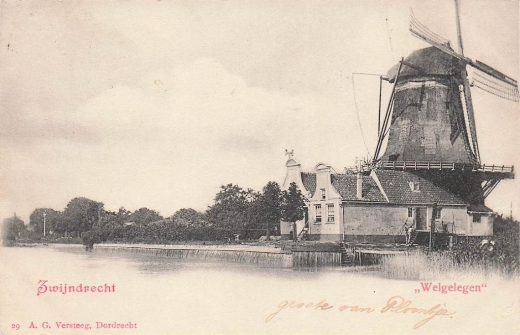 702-227-011 Zwijndrecht Welgelegen, Verzenden, Voor 1920, Zuid-Holland