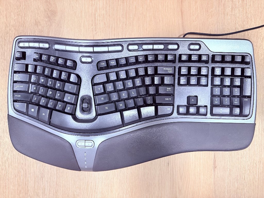 Microsoft Natural Ergonomic Keyboard 4000 QWERTY, Computers en Software, Gebruikt, Ergonomisch, Ophalen of Verzenden, Qwerty