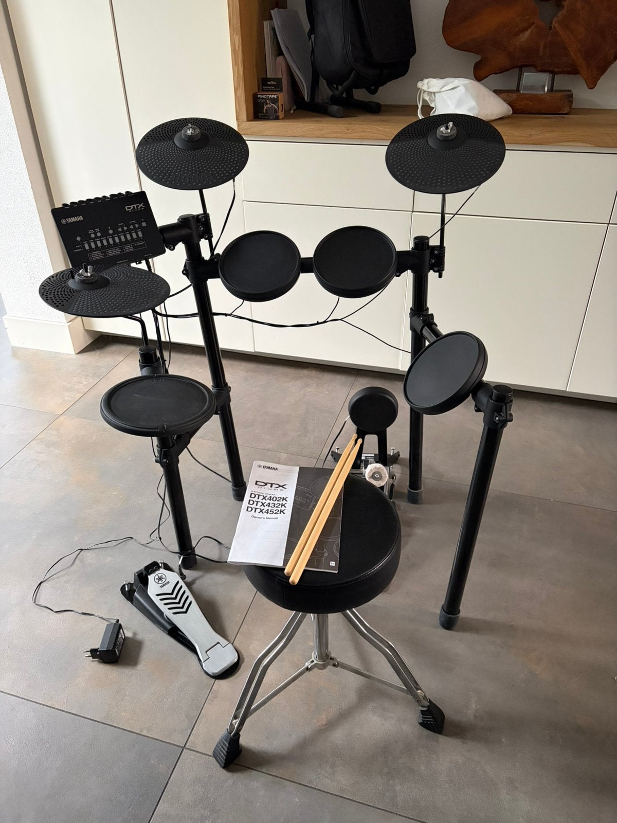 Yamaha DTX452K, Ophalen, Zo goed als nieuw, Yamaha, Elektronisch