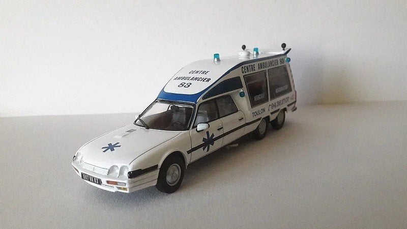 Citroën XM Tissier 3-assige ambulance Altaya/IXO 1:43, Ophalen of Verzenden, Nieuw, Auto, Overige merken