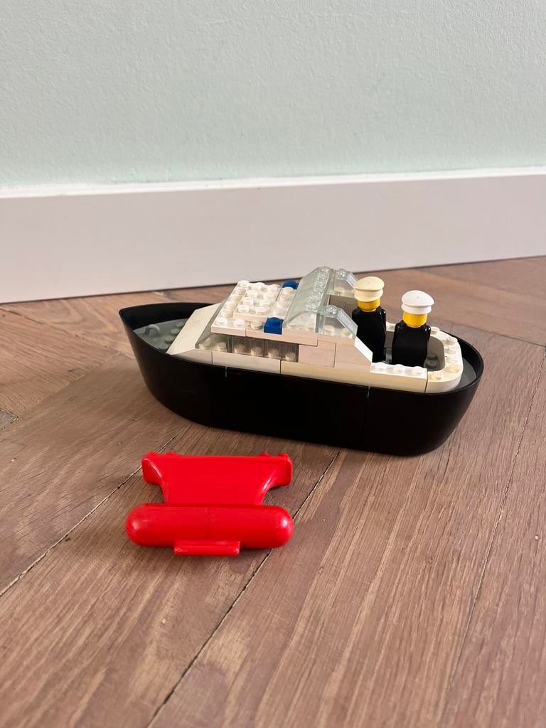 Lego 314 politieboot vintage boot politie police, Ophalen of Verzenden, Gebruikt, Complete set, Lego