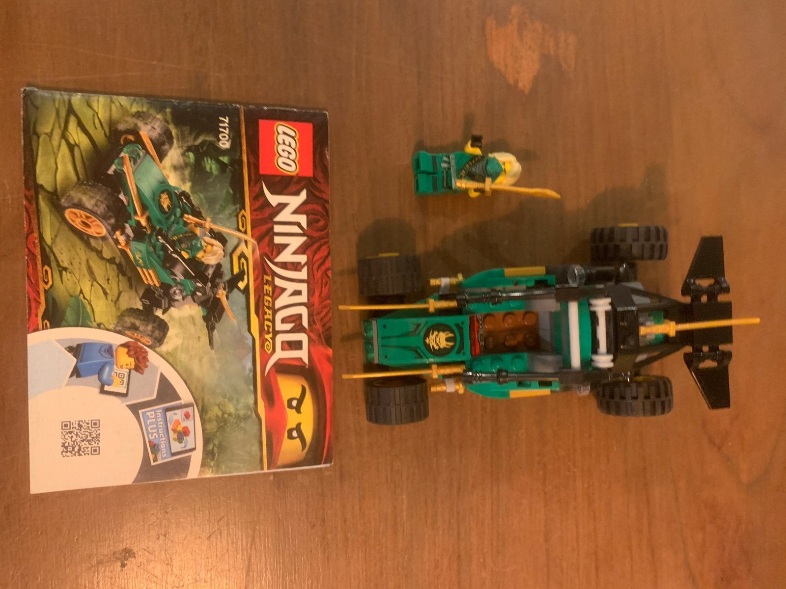 Lego Ninjago 71700 Jungle Raider met Lloyd minifiguur, Ophalen of Verzenden, Gebruikt