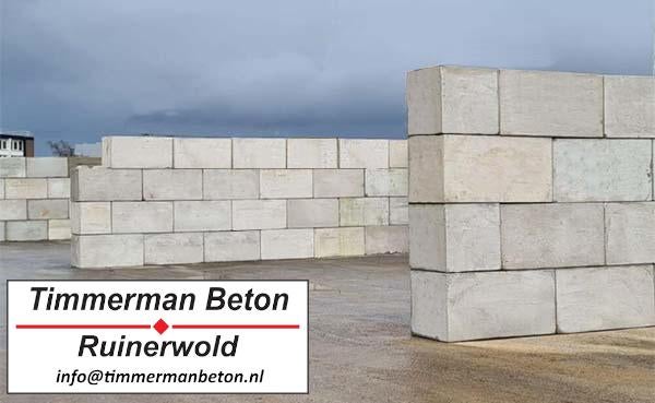 Megablok 160x80x40 tbv silo, opslag, grondstof, div.afmeting, Tuin en Terras, Ophalen of Verzenden, Nieuw, Beton, Overige typen