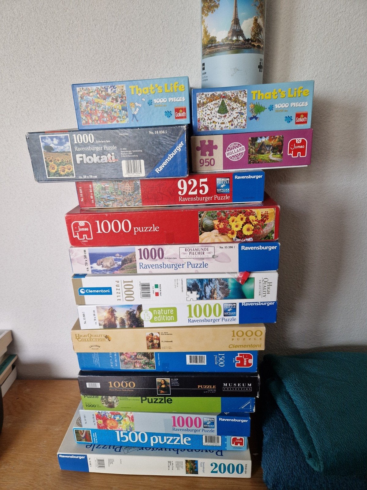 17 diverse puzzels in één koop - afhalen, Ophalen