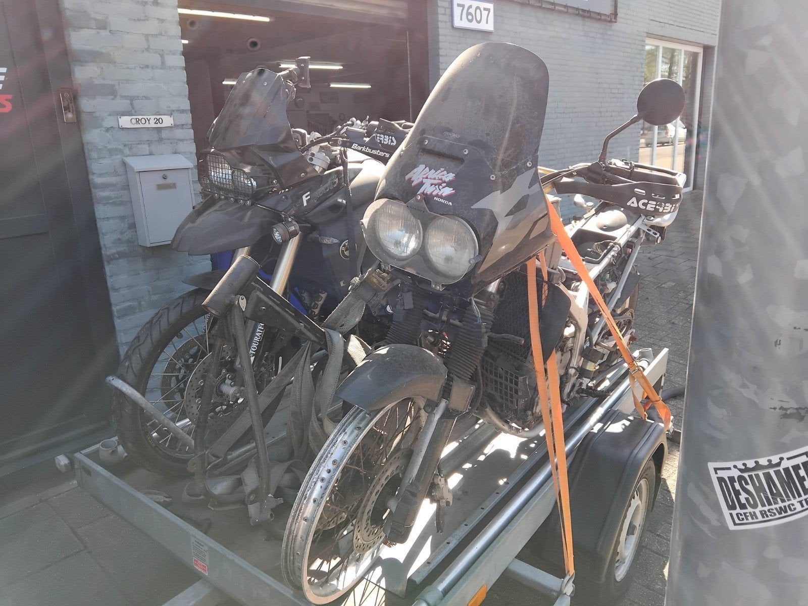 Honda Africa Twin 750 onderdelen motorblok tank kappen frame, Gebruikt, Honda, Niet van toepassing, Niet van toepassing