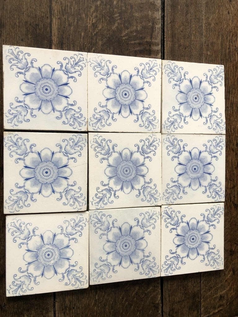 antieke tegeltjes, Ophalen