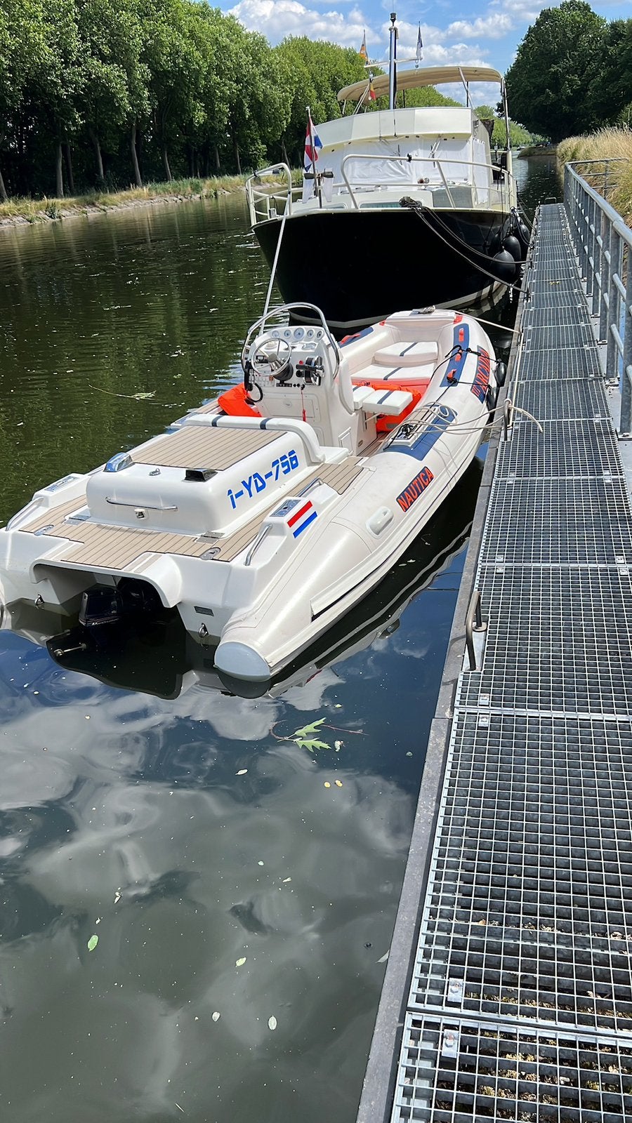 Nautica Caribe RIB 4.50 meter met Inboard diesel, Gebruikt, Binnenboordmotor, 5 m, 2 m