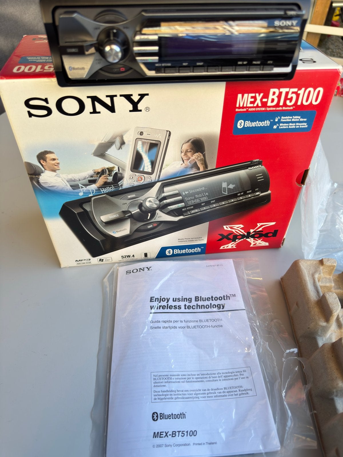 Sony MEX-BT5100 Autoradio met Bluetooth zo goed als nieuw!, Ophalen of Verzenden, Zo goed als nieuw