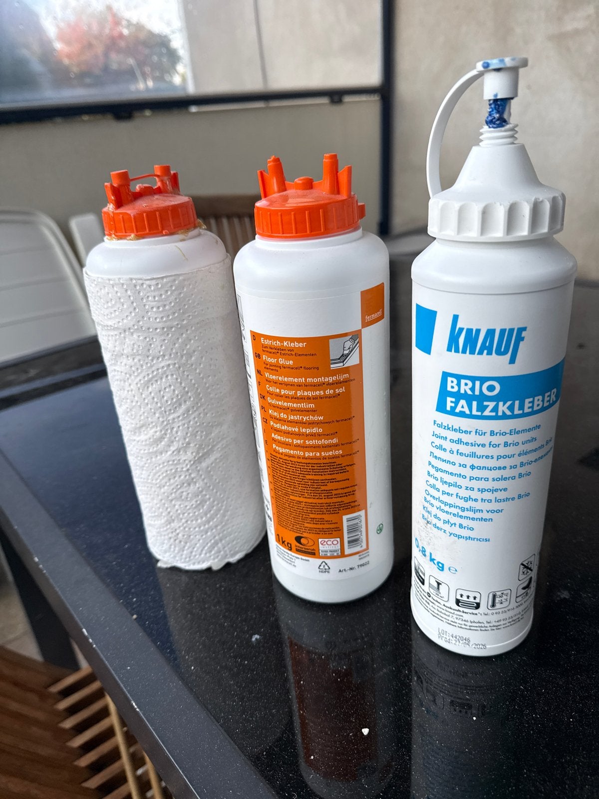 Knauf Brio lijm en fermacell lijm. (deels gebruikt), Ophalen of Verzenden, Gebruikt