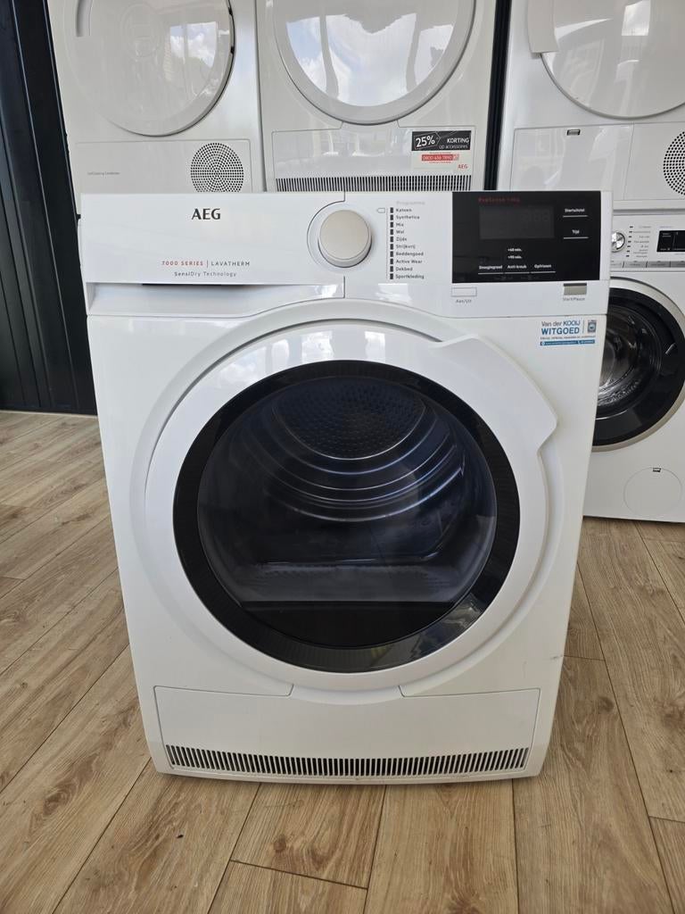 AEG 7000 Series warmtepompdroger | 8 kilo | Gratis thuis 🚚✅, Ophalen, Overige typen, 8 tot 10 kg, Zo goed als nieuw