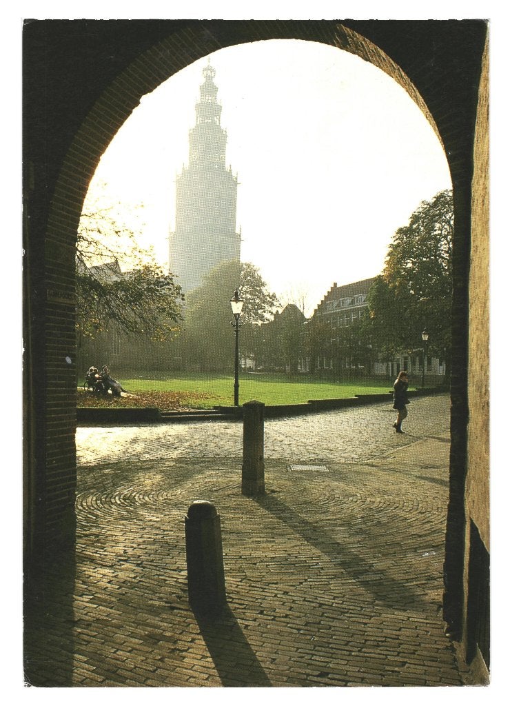 988442 Groningen 80+ _ Gelopen met mooie zegel Koe, Ophalen of Verzenden, 1960 tot 1980, Gelopen, Groningen