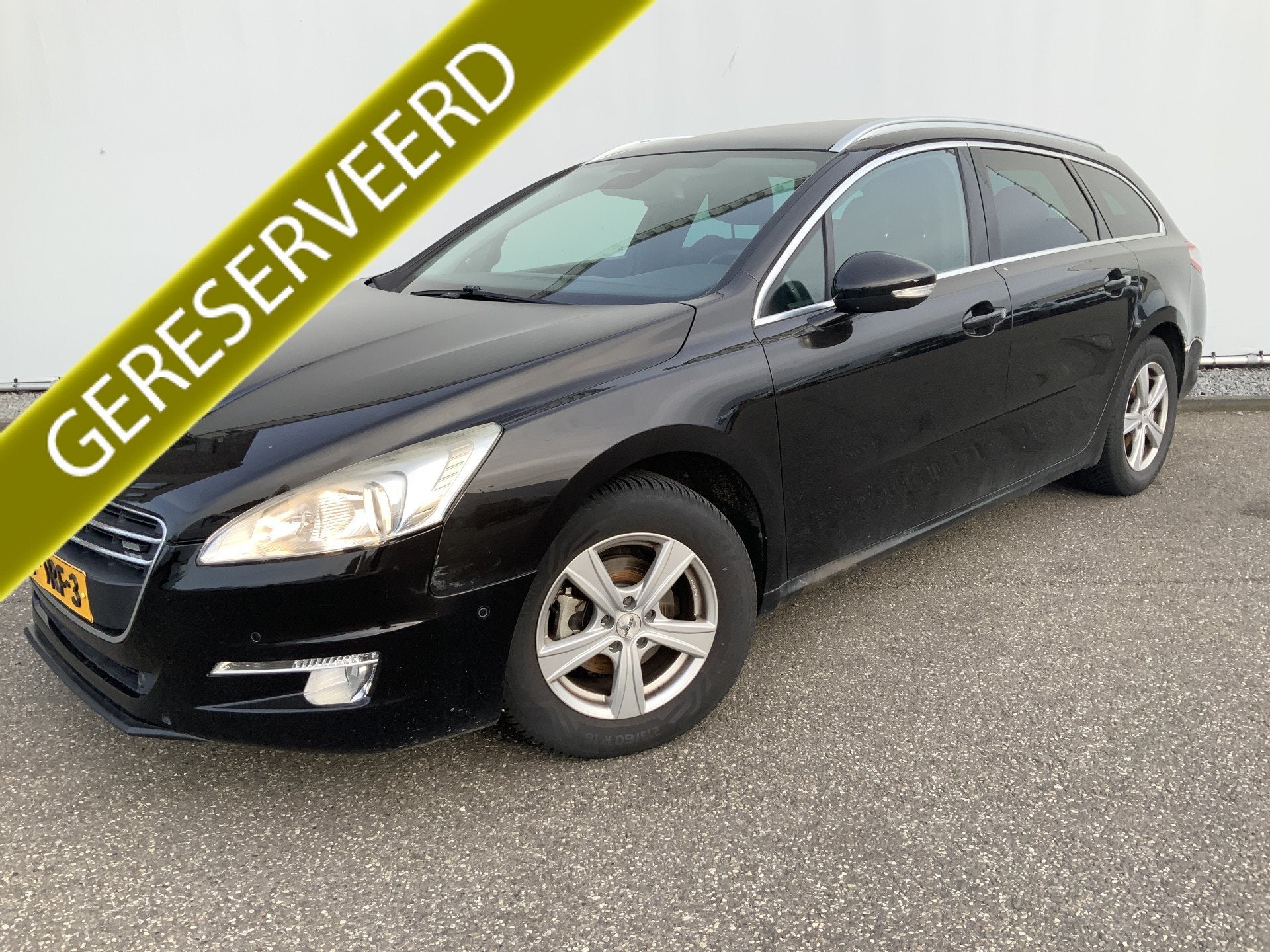 Peugeot 508 SW 1.6 e-HDi Blue Lease Executive Automaat Airco, Auto's, Euro 5, Gebruikt, Zwart, 4 cilinders