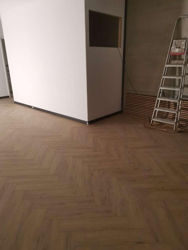 PVC Click Vloeren All-in vanaf €44,95 per m² excl. btw, PVC CLICK, Geel, Ophalen of Verzenden, Zo goed als nieuw