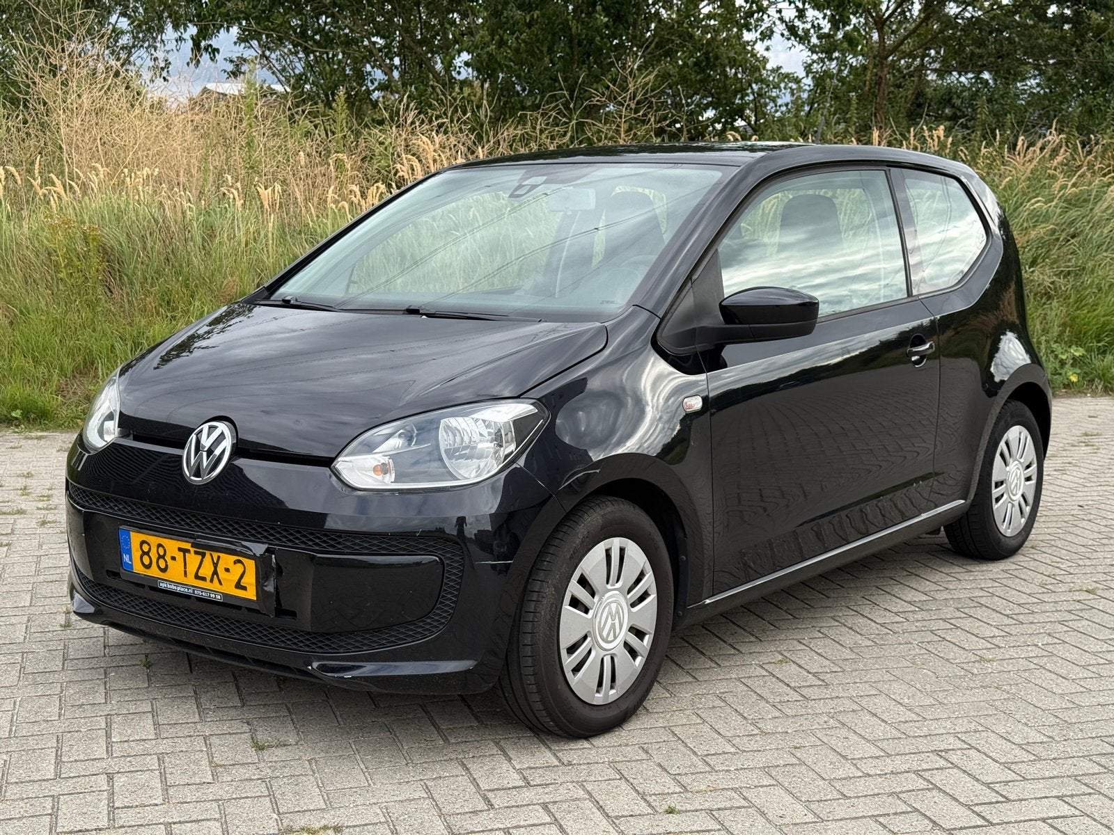 Volkswagen UP 1.0 44KW 2012 Zwart rijdt, start, storing, Voorwielaandrijving, Up!, 840 kg, 4 stoelen