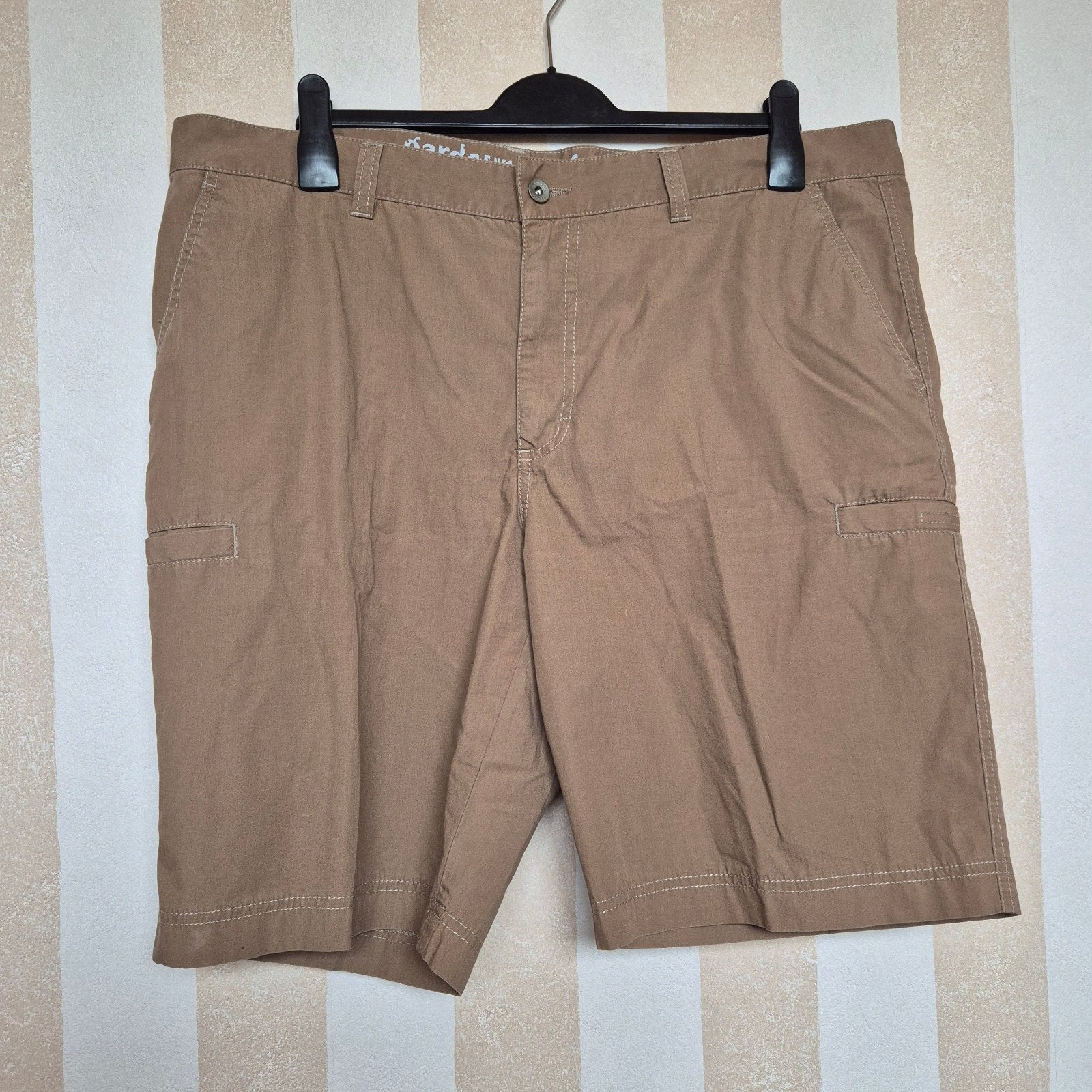 Nieuwe Vintage Cotton Shorts Maat 56 Bruin, Gardeur, Bruin, Ophalen of Verzenden, Maat 56/58 (XL)