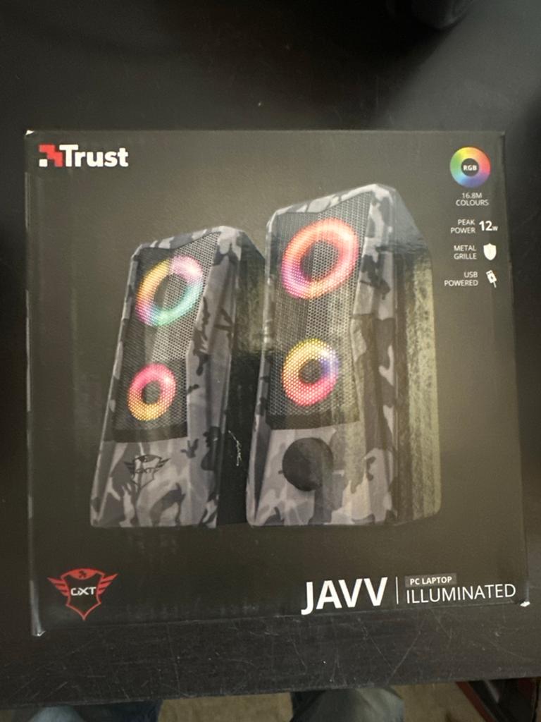 Trust GXT 606 Javv RGB USB Speaker Set - Nieuw, Audiokanaal 2, ., Nieuw, Ophalen of Verzenden