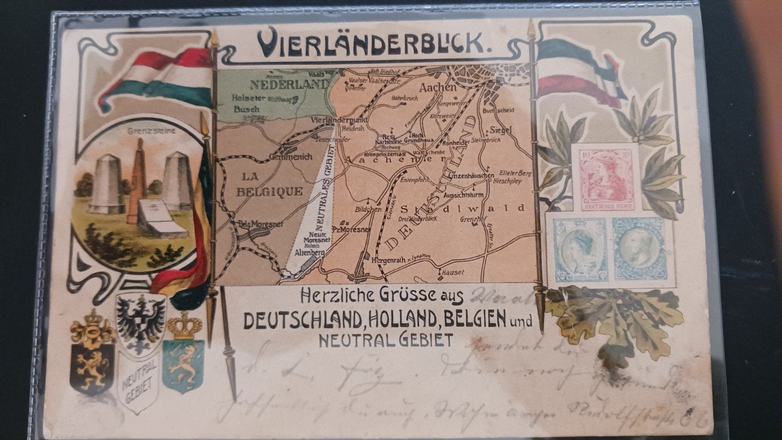 Vierländerblick Vaals 1905, Ophalen of Verzenden, Voor 1920, Gelopen, Limburg