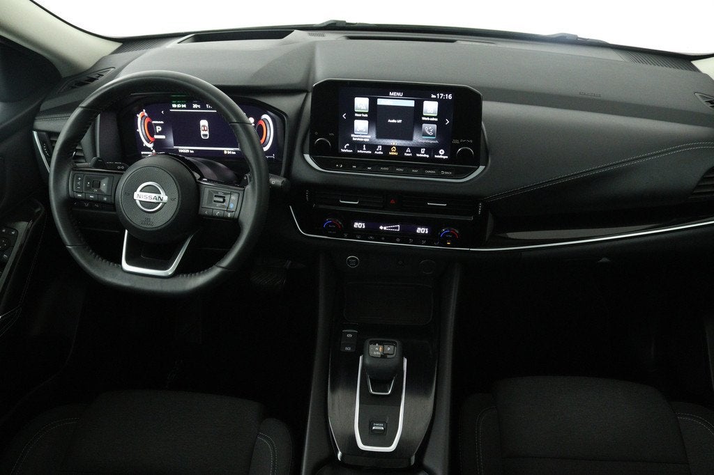 Nissan Qashqai 1.3 MHEV Xtronic Tekna Plus (VIRTUAL, TREKHAA, Auto's, Nissan, Stof, Automatische klimaatregeling, Wit, Origineel Nederlands