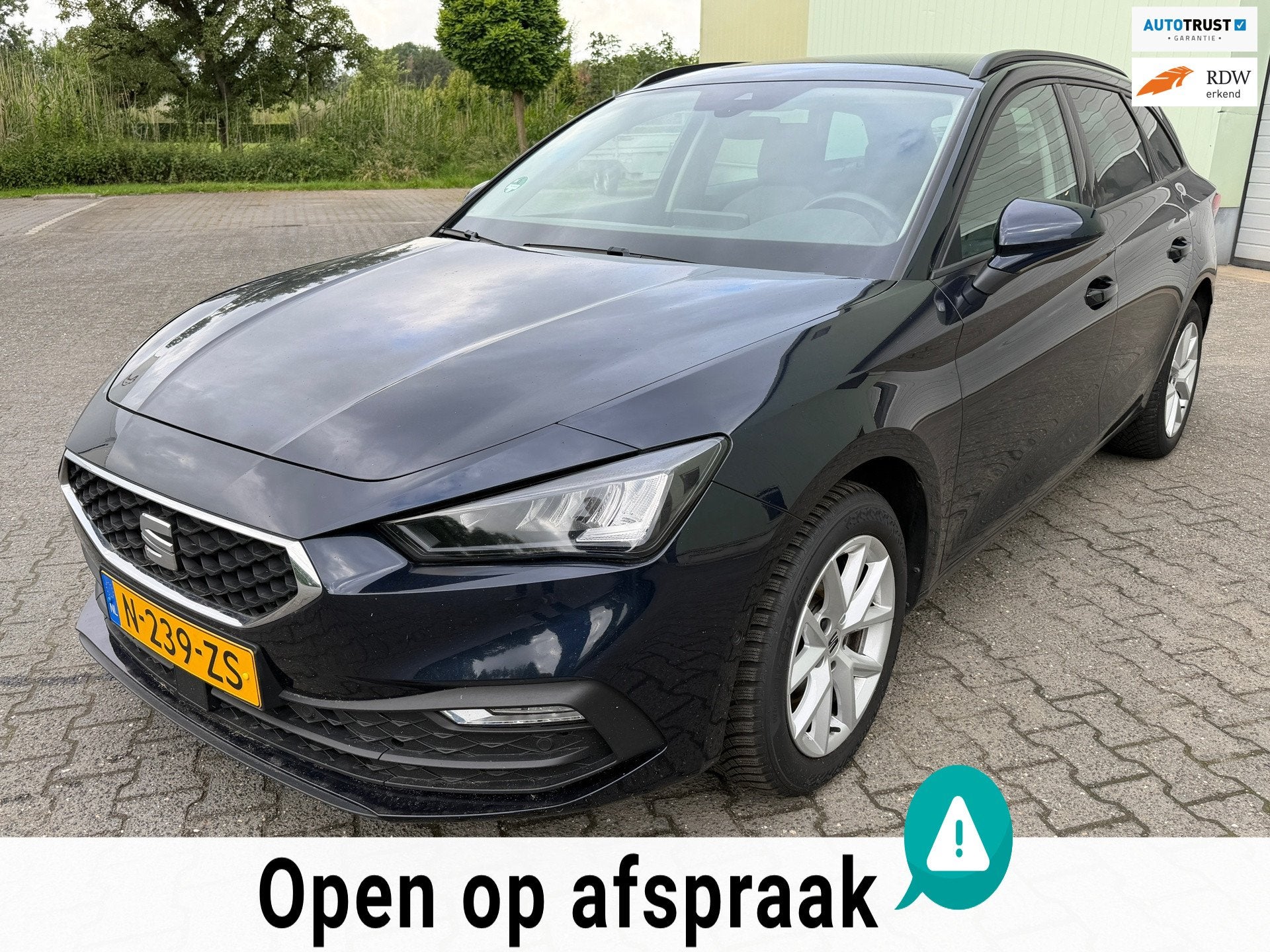 Seat Leon Sportstourer 1.0 TSI Style Business Intense | Navi, Gebruikt, Euro 6, Automatische klimaatregeling, Origineel Nederlands