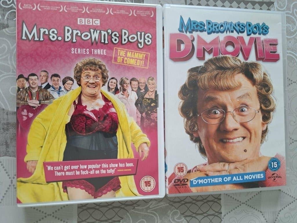 mrs brown's boys  the movie  &  serie three, Alle leeftijden, Ophalen of Verzenden, Zo goed als nieuw, Komedie