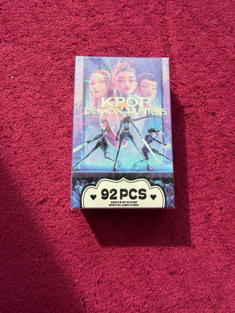 KPOP Demon Hunters 92PCS Photocard & Sticker Set| Rare K-pop, Ophalen of Verzenden, Nieuw