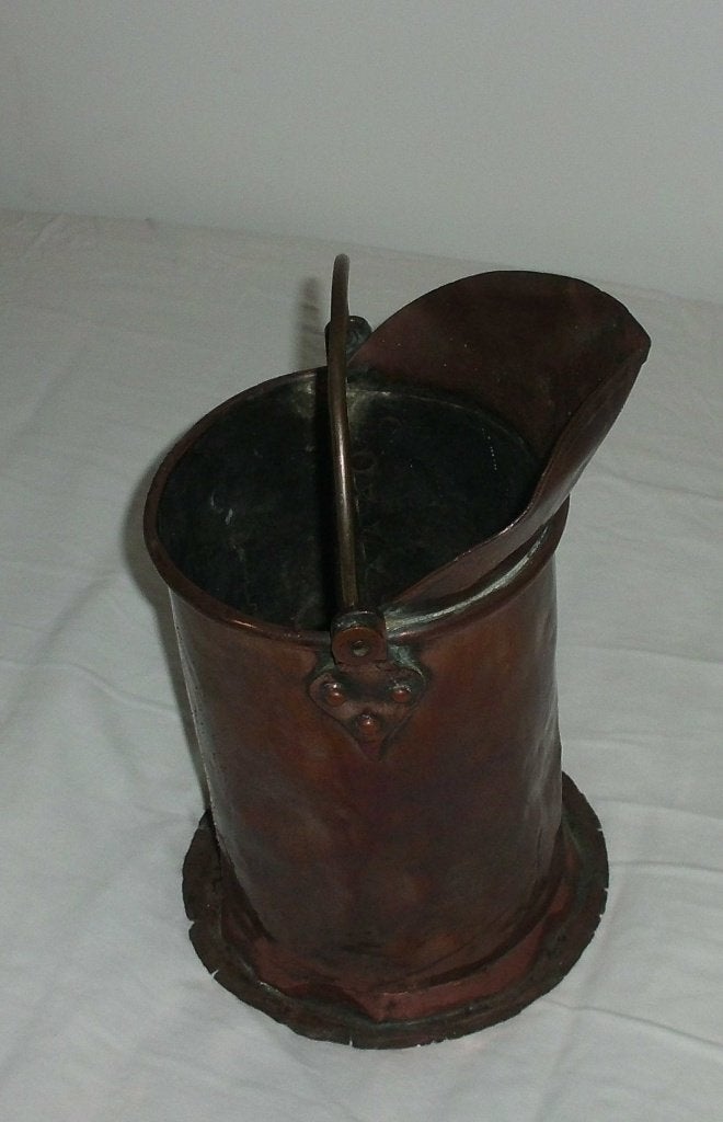 Antieke rood koperen water kan . Geen maatkan ., Antiek en Kunst, Ophalen of Verzenden, Koper