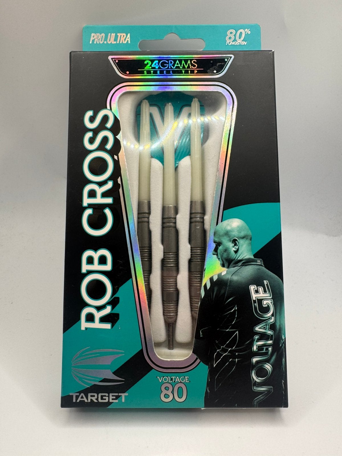 Targeg Rob Cross 80% 24 Gram Dartpijlen, Sport en Fitness, Ophalen of Verzenden, Zo goed als nieuw, Nvt, Pijlen