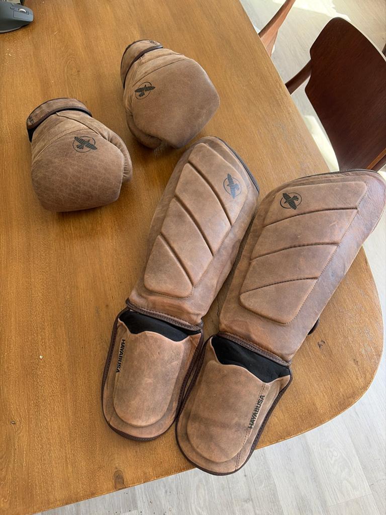 Hayabusa retro kickboks set maat M - Gebruikt, Ophalen, Gebruikt, Overige, Vechtsportbescherming