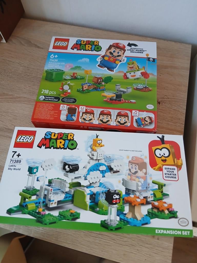 LEGO Super Mario Sets: 71439 en 71389 (Ongeopend), Overige thema's, Lego, Nieuw, Ophalen of Verzenden