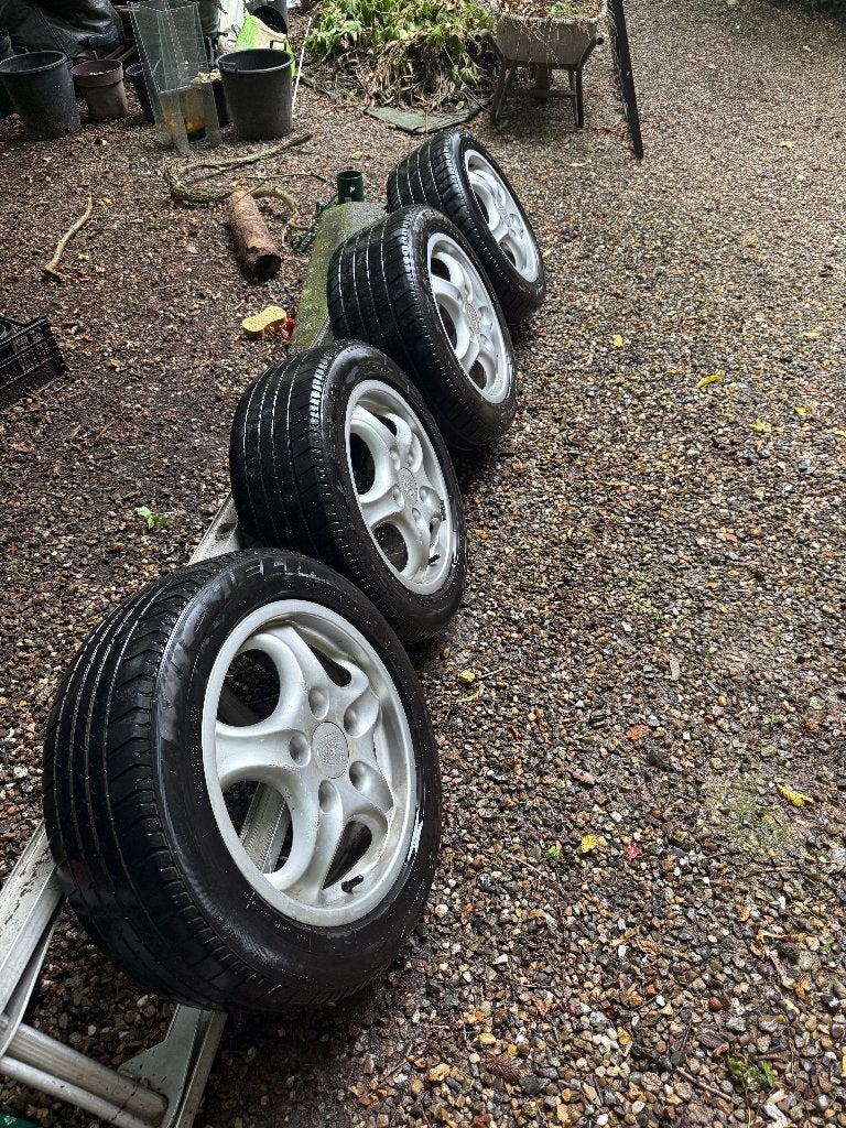 Te koop originele velgen Porsche 911, model 993., Ophalen, Gebruikt, Velg(en), 16 inch