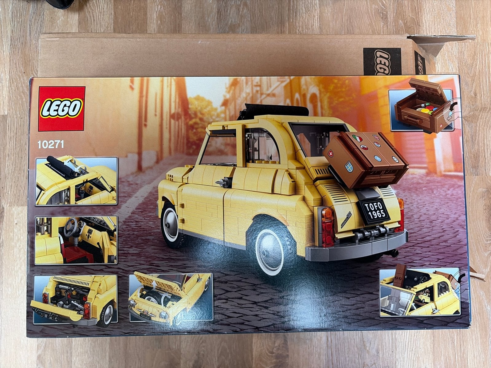Lego Creator Expert Fiat 500 (10271) - Nieuw in doos, Lego, Nieuw, Ophalen of Verzenden, Inclusief doos