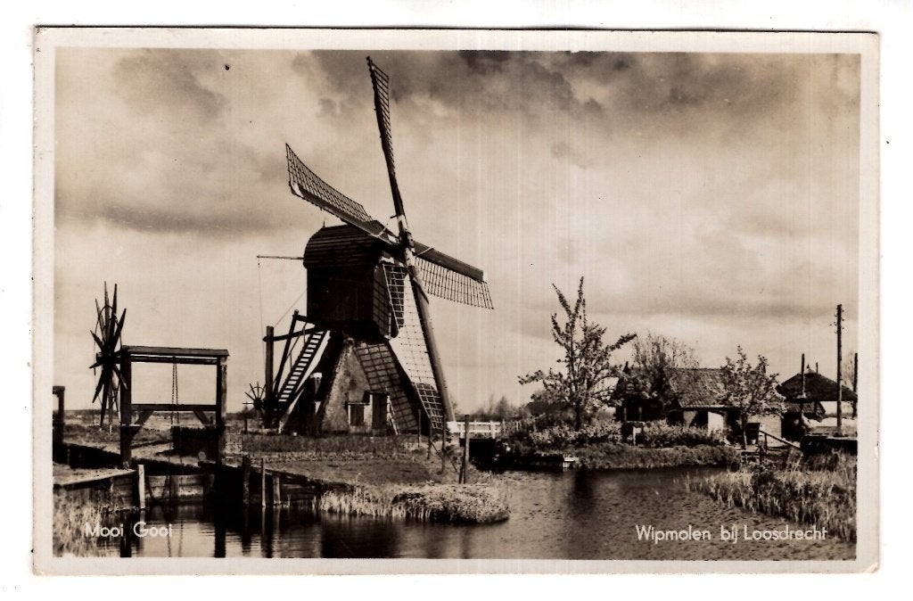 Loosdrecht 1940 Molen, Verzenden, 1940 tot 1960, Gelopen, Utrecht