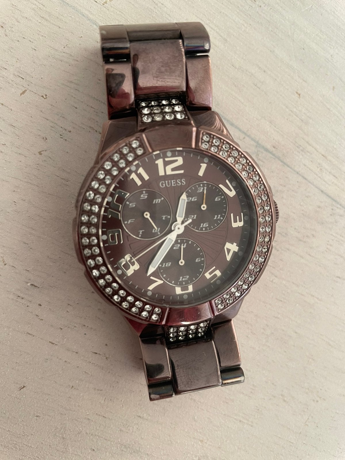 Guess horloge dames, Ophalen, Zo goed als nieuw, Staal, Guess