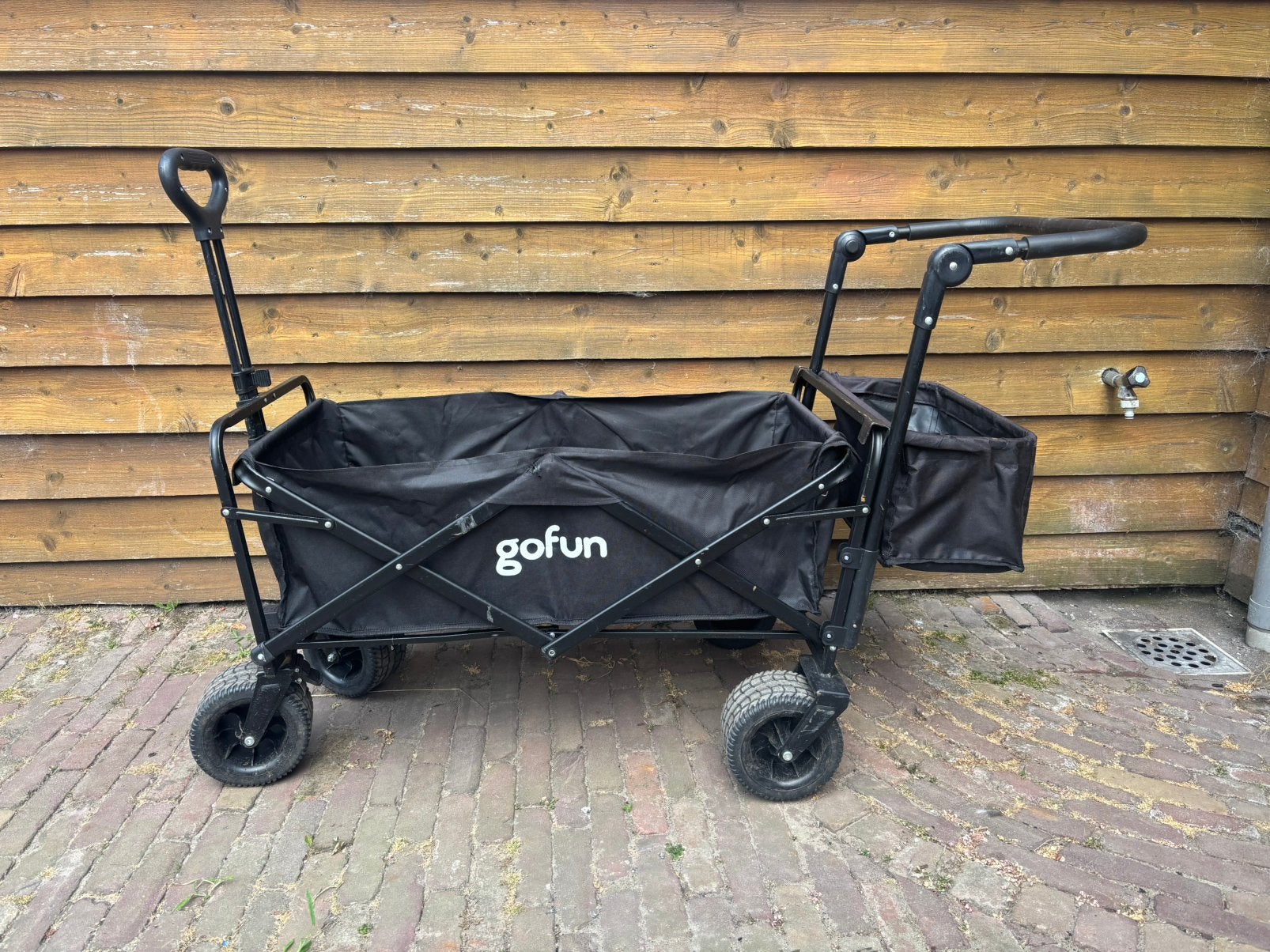 Go Fun bolderkar, Ophalen, Opvouwbaar, Gebruikt
