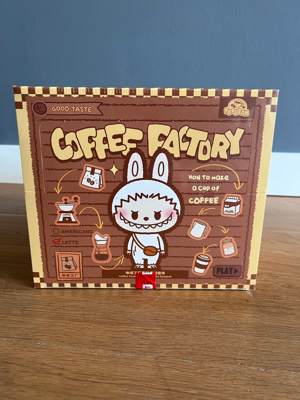 Pop Mart Popbean Coffee Factory Series-Plush Pendant, Verzenden, Nieuw
