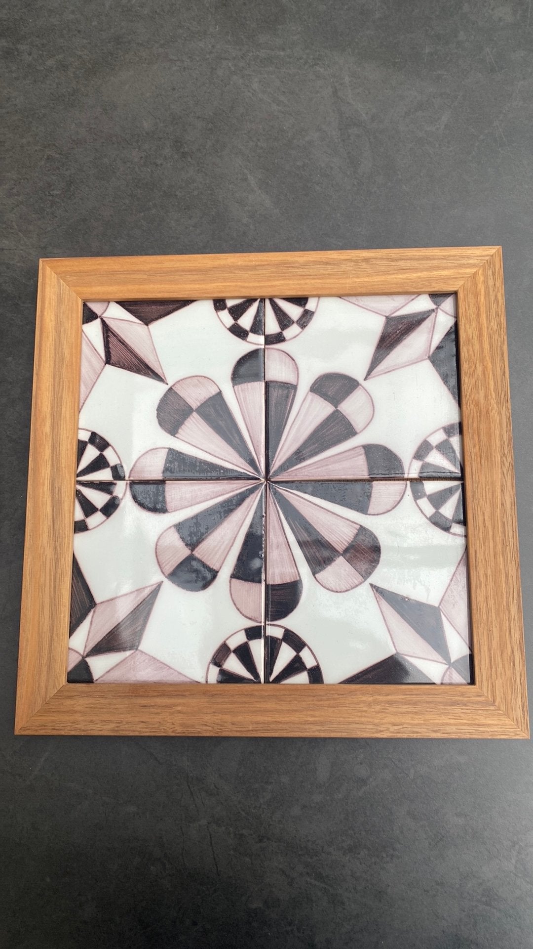 Tegeltableau van Friese witjes met een historisch motief, Ophalen