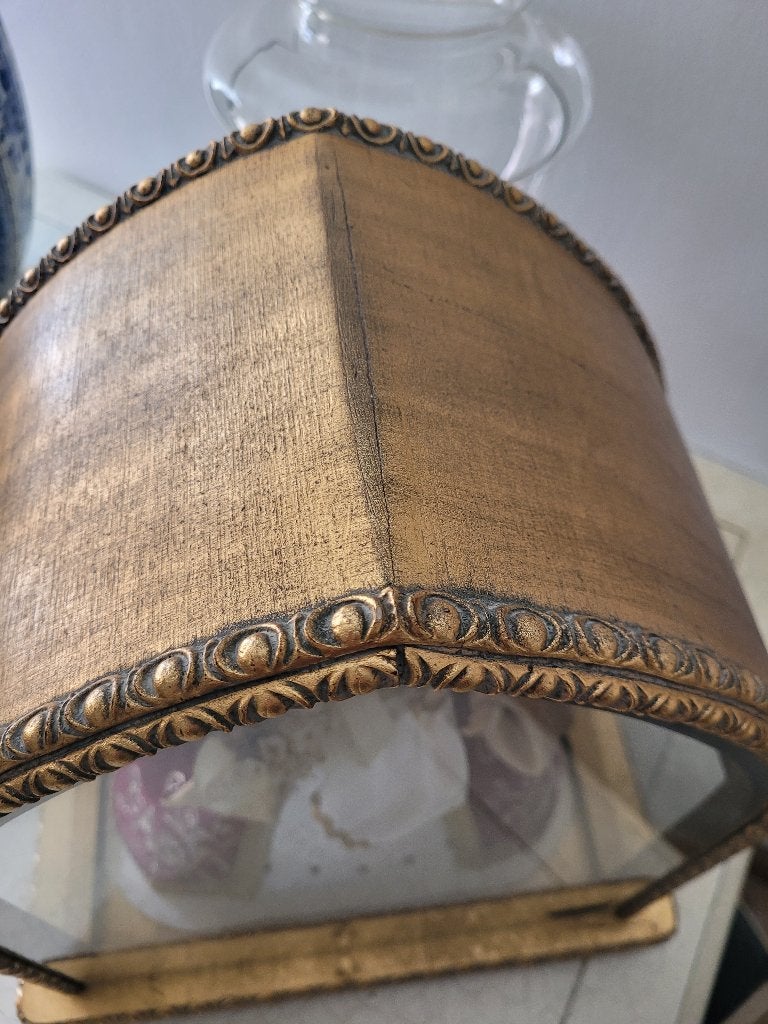 Vintage houten kapelletje met wassen Maria, Antiek en Kunst, Ophalen of Verzenden