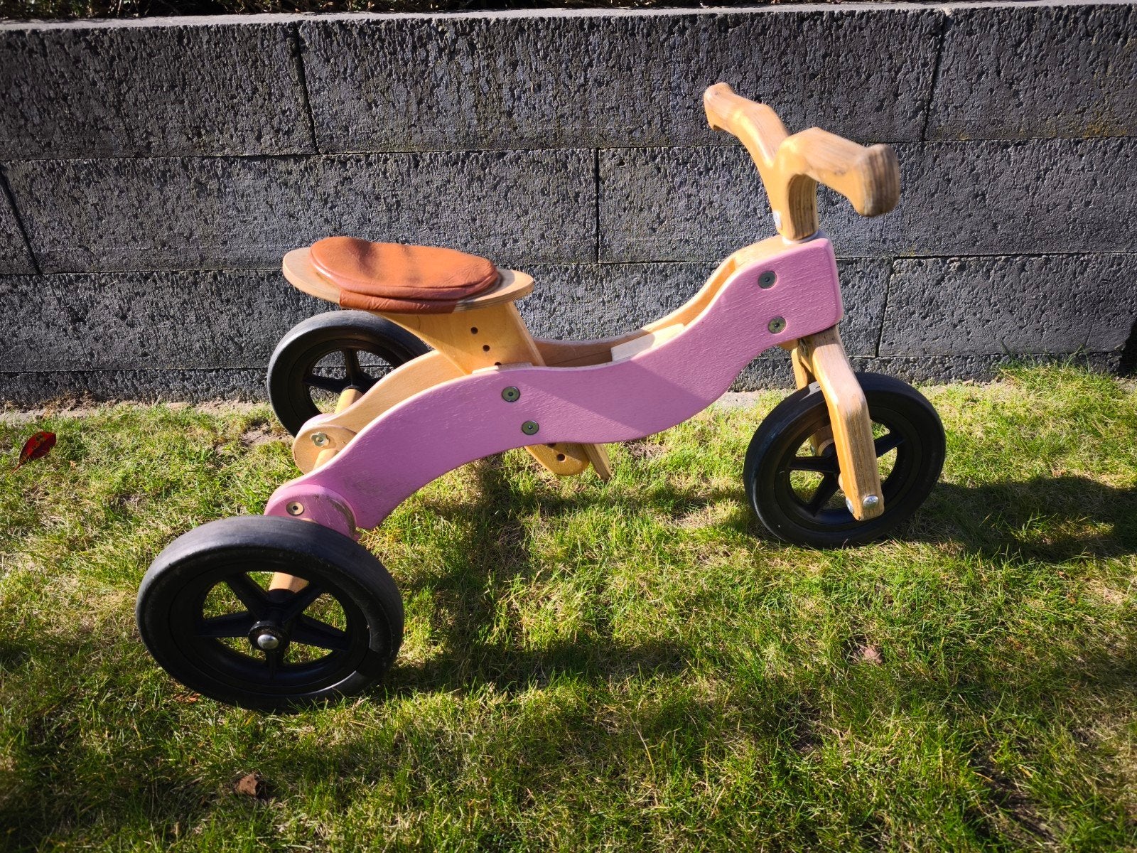 Houten peuterfietsje, Ophalen, Gebruikt, Overige merken