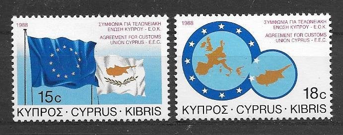 Cyprus 1988  Europa, Verzenden, Overige landen, Postfris