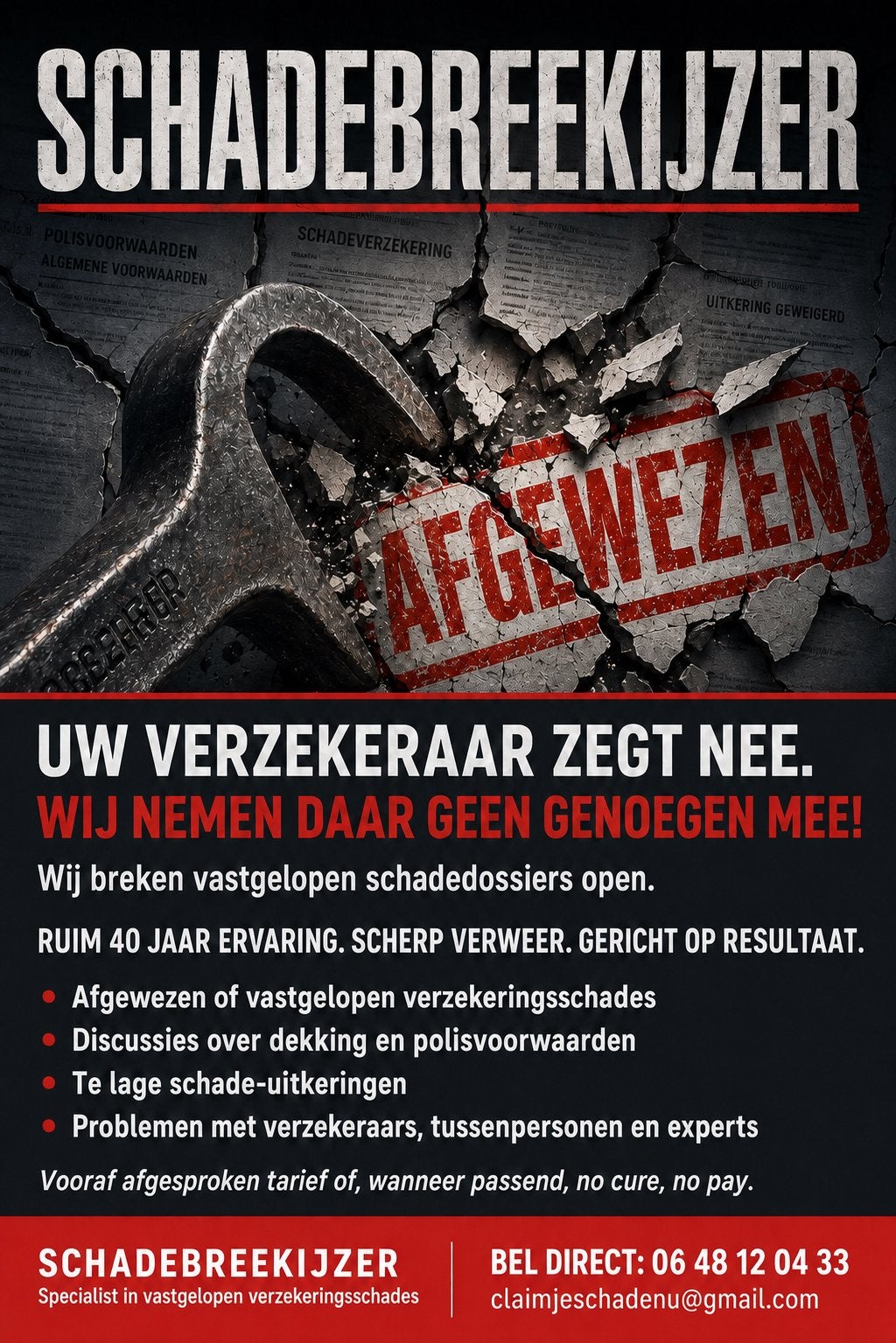 Claim je schadevergoeding!