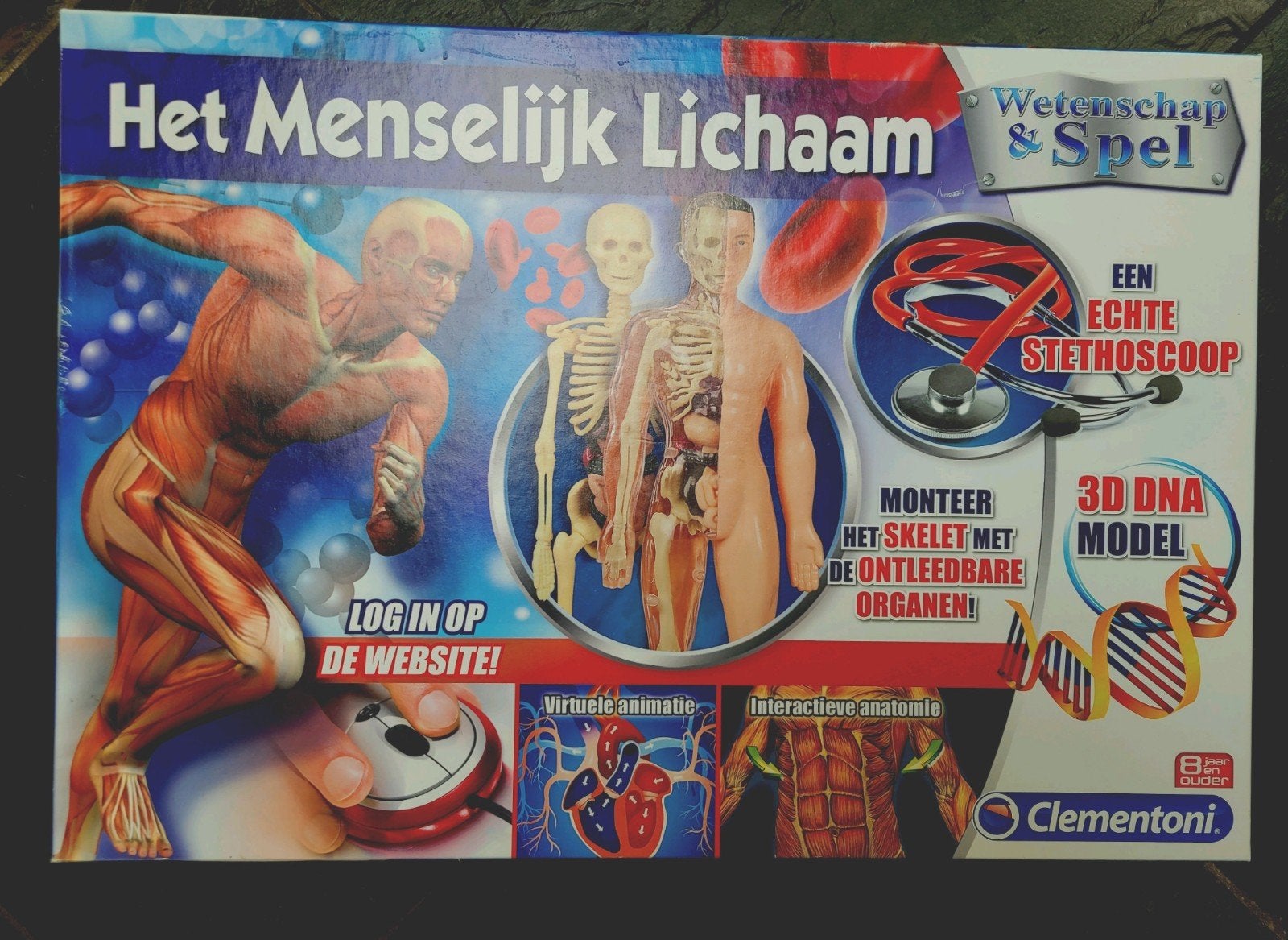 Clementoni Het Menselijk Lichaam Wetenschap & Spel, Ophalen of Verzenden, Zo goed als nieuw, Bouwen