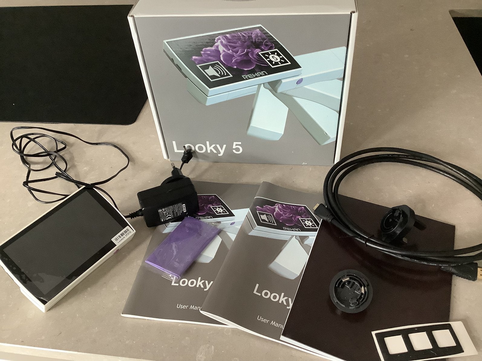 Elektronische mobiele handloep loep Looky 5 leesloep, Ophalen of Verzenden, Zo goed als nieuw, Vergrootglas of Loep